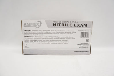 Ammex RS20360 Nitrile Exam Gloves, Small - Box of 100
